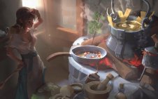 Rustic Kitchen Morning