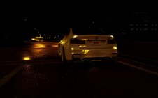 BMW M3 F30 under the rain