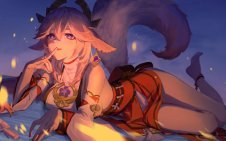 Yae Miko's Moonlit Mystique