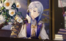 Ayato at His Writing Table