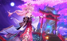 Yae Miko's Sakura Dreamscape