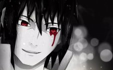 Sasuke Uchiha Rainy Night