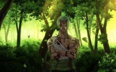 zoro in the forest