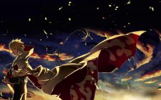 Minato standing in cloak (Naruto)