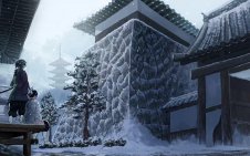 Giyu Tomioka and Shinobu in Winter