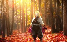 Kyojuro Rengoku in autumn