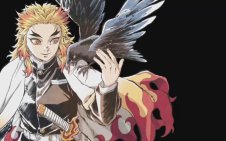 Kyojuro Rengoku with raven