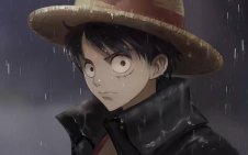 Luffy In The Rain