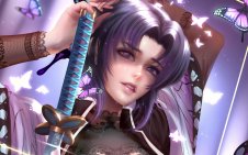 Shinobu Kocho with Sword