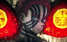 Tanjiro near the moon