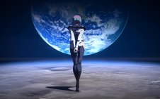 Lucy going on the moon (Cyberpunk Edgerunners)