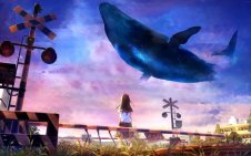 whale in the sky