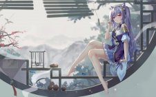 Keqing's Elegant Escapade