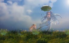 Anime Girls: Breezy Blossoms