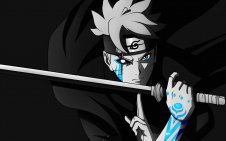 Boruto Uzumaki with Blue tattoo