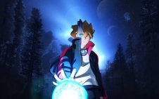 Boruto with electric blue orb