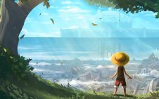 Luffy Kid in Gray Terminal