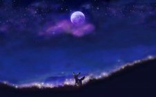 Pokemon Umbreon at night