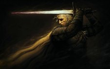Geralt Of Rivia With Sword From Witcher 3