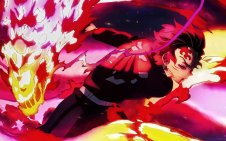 Tanjiro Sun vs Dragon