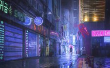 Dark Alley of Night City