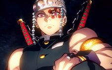 Tengen Uzui squatting down