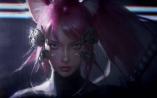 Samurai Girl From Cyberpunk 2077