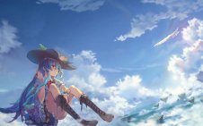 Tenshi's Journey in Touhou