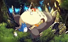 Totoro sleeping