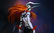 Ichigo Kurosaki in horned mask