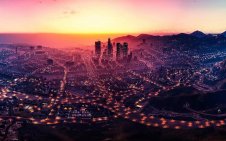 Sunset in Los Santos, GTA V