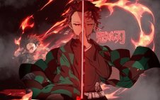 Tanjiro Embracing the Flames