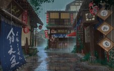 Anime Town Rainfall