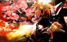 Rengoku Kyojuro Fire in Kimetsu no Yaiba