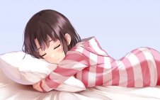Sleeping Anime Girl