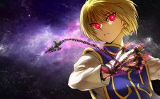 Kurapika with red eyes