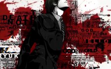 Yagami Light in black coat