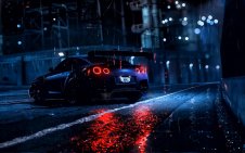 Nissan GT-R's Thrills in the Rain