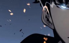 Jin-woo glow blue eye