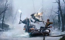 Freya Attacking Kratos