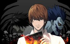 Kira holding Death Note