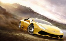 drifting YELLOW LAMBORGHINI (Forza Horizon 2)