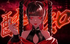 Anime Girl with cigarette