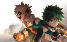 Bakugo and Midoriya