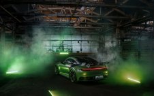Green Porsche 911 Techart GT3
