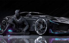 Black Panther Bugatti Chiron La Voiture Noire
