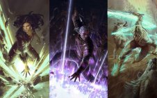 geralt, ciri and yennefer