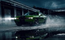 Green Dodge Challenger