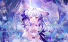 Playful Anime Rabbit Girl