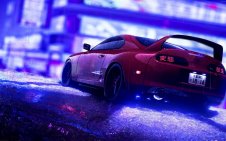 Red SUPRA TOYOTA TOKYO